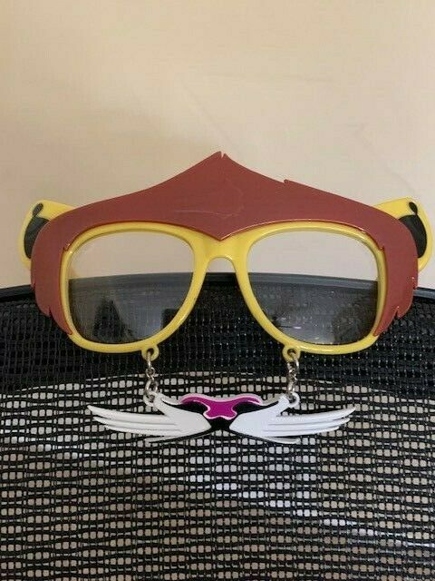 Lion Novelty Sunglasses with Dangling Whiskers by Furry Shades - Fresh Stock Dated February 2026