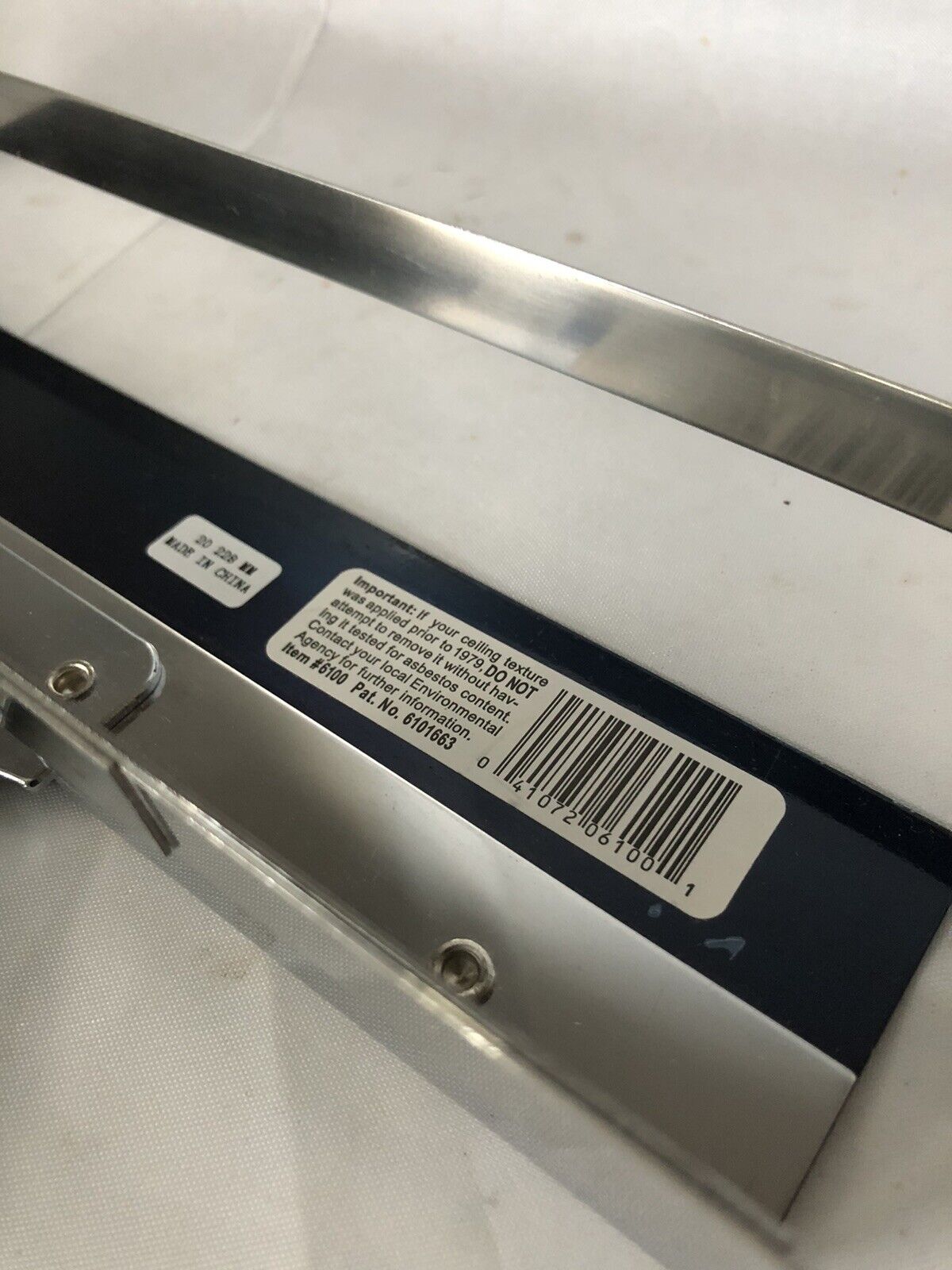 Homax Popcorn Ceiling Scraper - Fresh Stock Dated February 2026