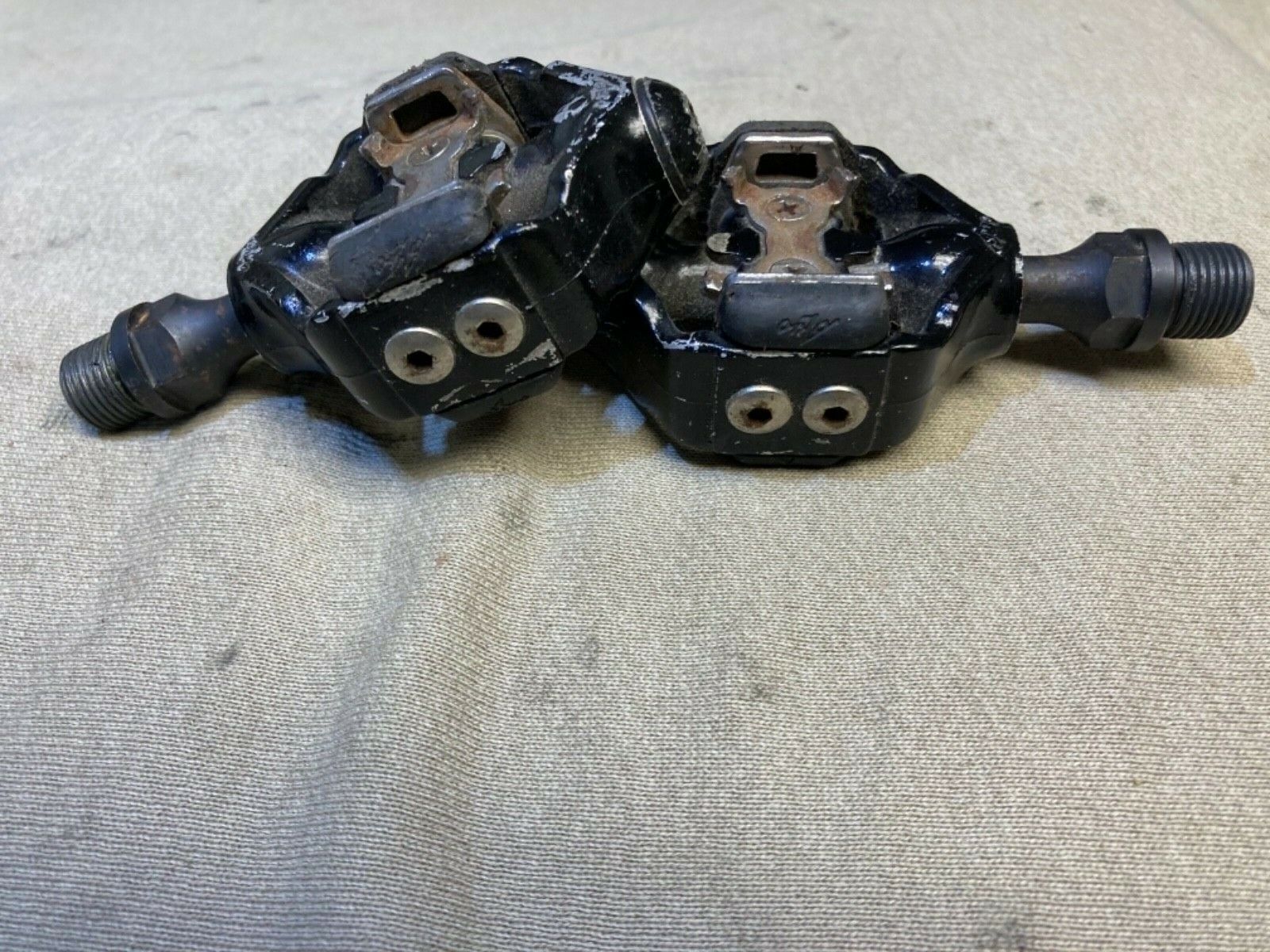 Shimano SH-M 021G Mountain Bike Shoes and Onza SPD pedals Size 12.5US/46EU - Fresh Stock Dated December 2025