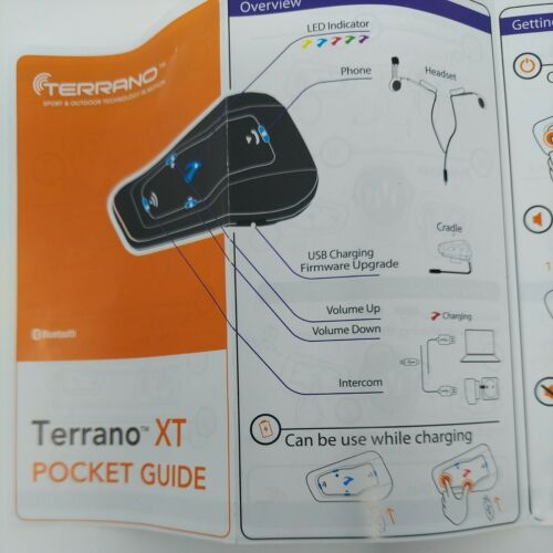 Terrano XT Cycling Intercom 2nd Helmet Kit - Fresh Stock Dated February 2026