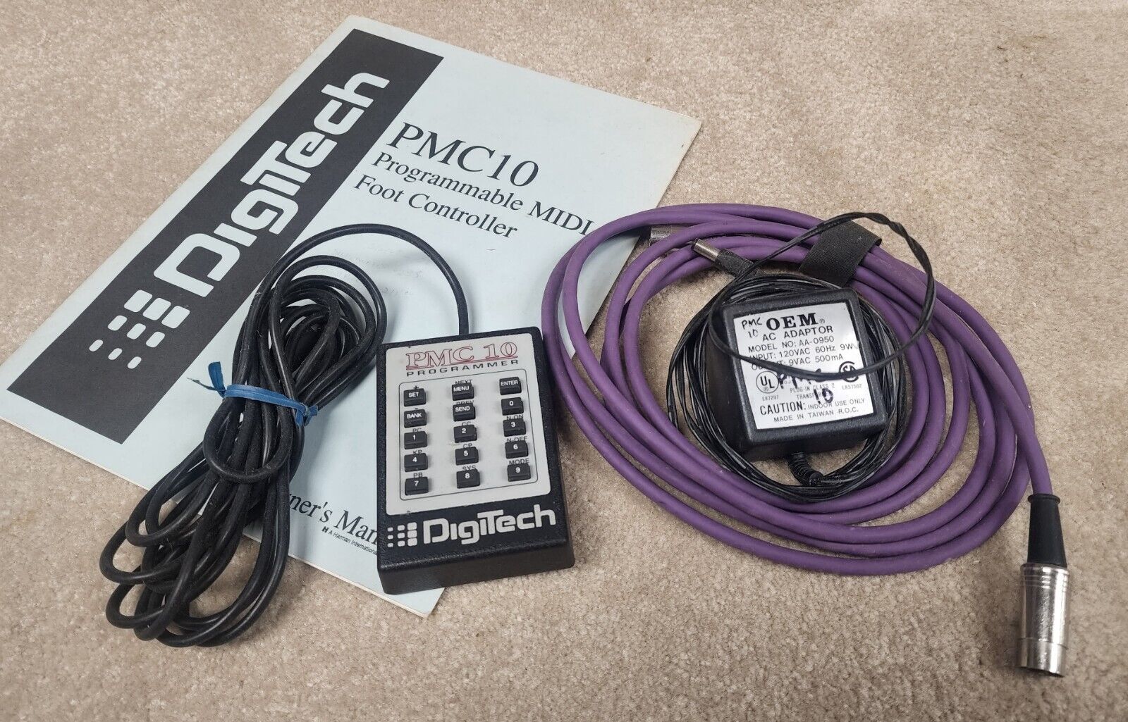 Digitech PMC10 Programmable MIDI Foot Controller - Fresh Stock Dated February 2026