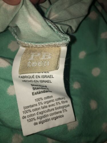 Pottery Barn Teen PB standrd pillowcase poka dot Room Decor - Fresh Stock Dated December 2025