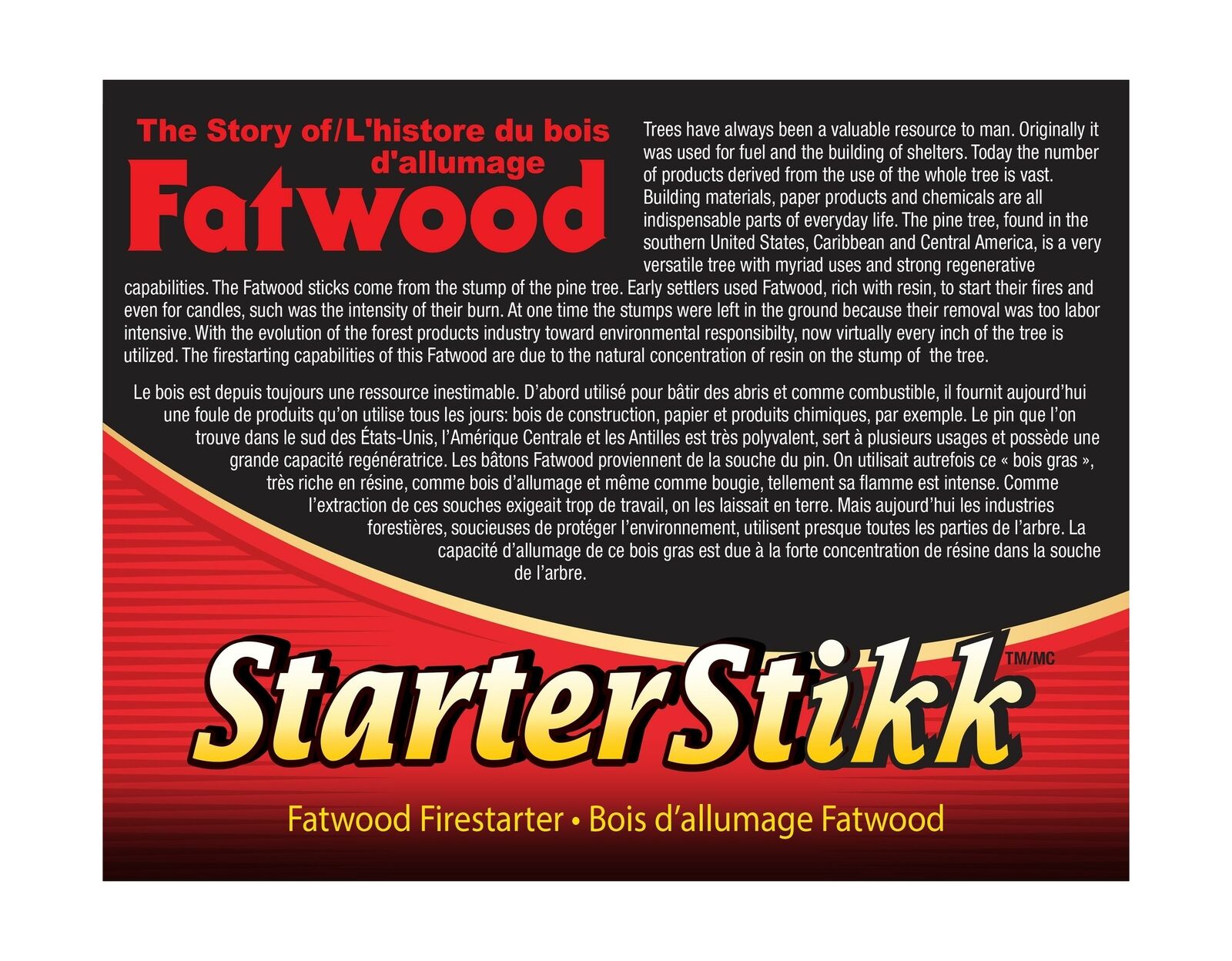 Quick Starting Allumage Rapide 5 LB 100% Natural Fatwood Firestarting Sticks - Fresh Stock Dated December 2025