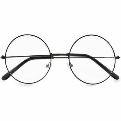 Halloween Wizard Glasses, Costume Accessories (Black, 4 Pack) - Fresh Stock Dated February 2026