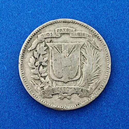1939 Dominican Republic 5 Centavos 5 Grammos Tough Key Date Low Mintage Coin - Fresh Stock Dated February 2026