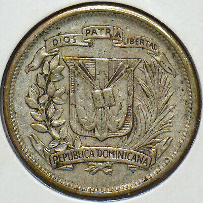 Dominican Republic 1952 25 Centavos 294295 combine shipping - Fresh Stock Dated February 2026