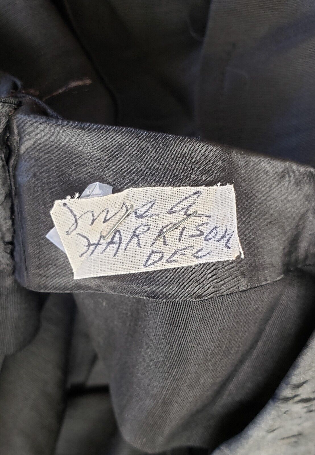 Antique 1910s Early 1900s Edwardian Black Long Silk Skirt sz XS - Fresh Stock Dated March 2026