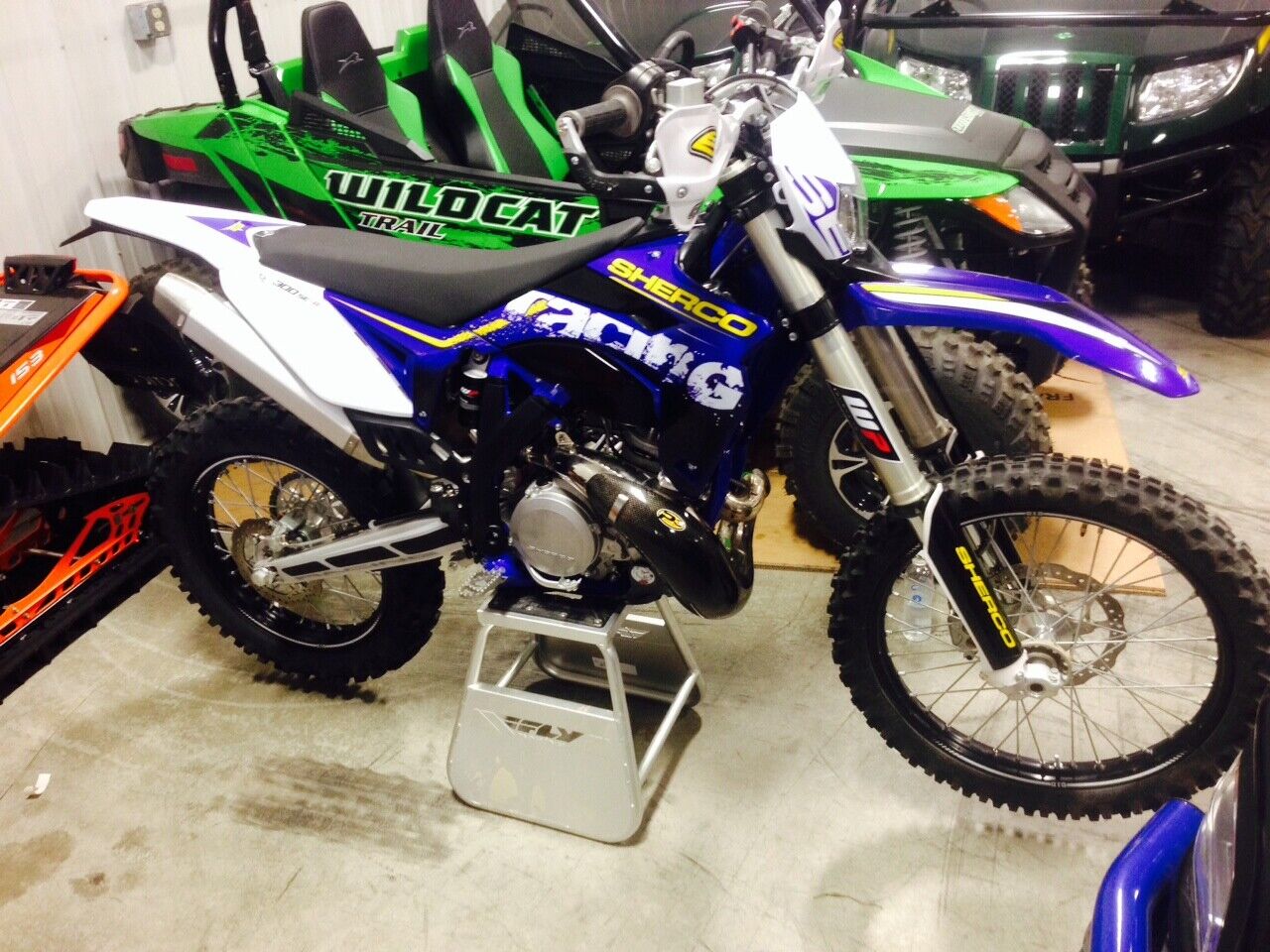 P3 Carbon Fiber Stock/FMF Exhaust Pipe Guard 2014-2021 Sherco SC/SE 250/300 - Fresh Stock Dated February 2026