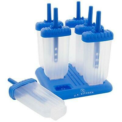 U.S. Kitchen Supply 18-Piece Classic Reusable Jumbo Ice Pop Mold Set - Fresh Stock Dated December 2025