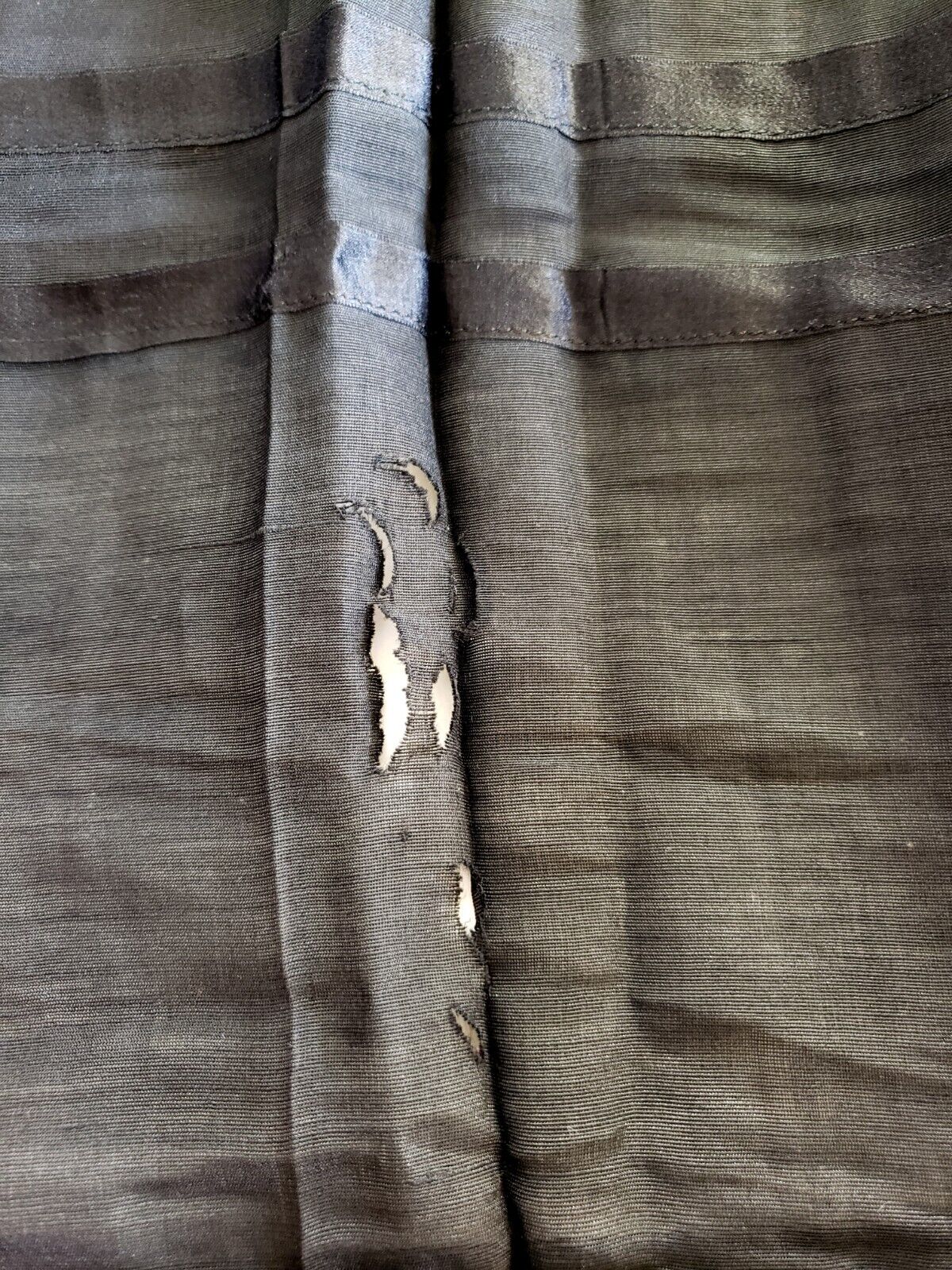 Antique 1910s Early 1900s Edwardian Black Long Silk Skirt sz XS - Fresh Stock Dated March 2026