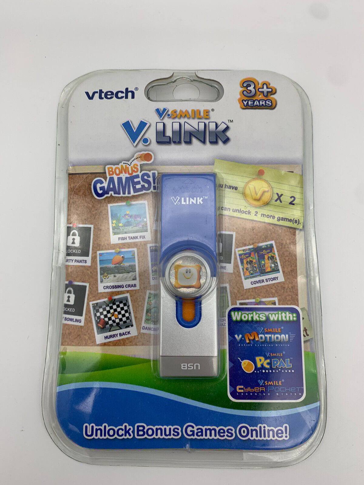 Vtech V Link Accessory For V-Smile, V-Motion, PC Pal - USB Adapter For PC - NEW - Fresh Stock Dated February 2026