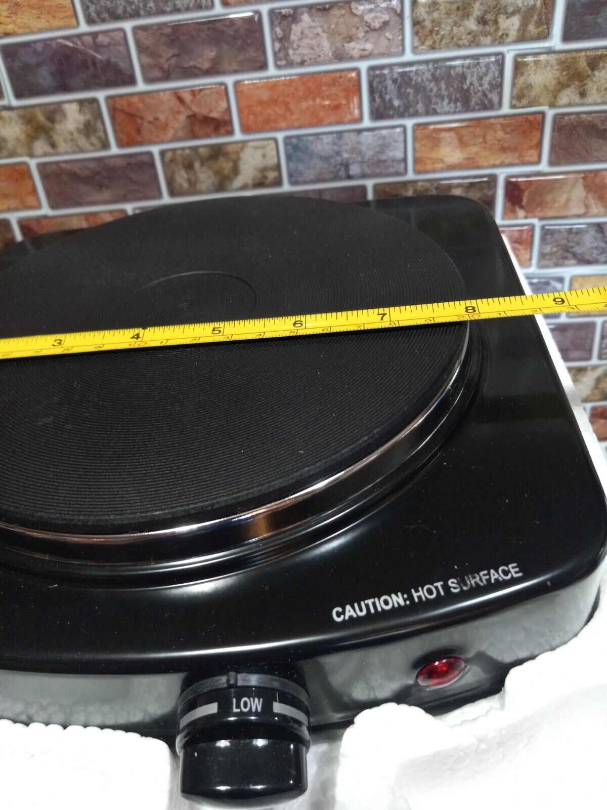 Sunbeam CKSBSB100-B Solid Single Burner New Open Box - Fresh Stock Dated February 2026