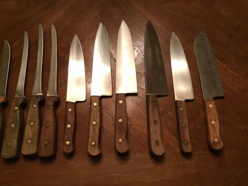 Lot 15 Vtg Chicago Cutlery Knives 100S 107S 62S 61S 65S 78S C42 42S Santoku Chef - Fresh Stock Dated December 2025