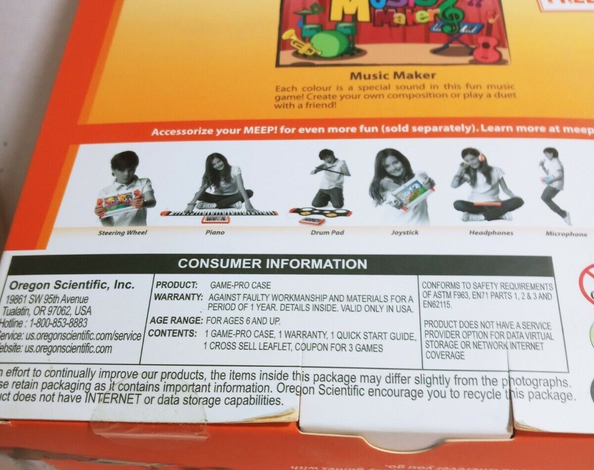 Oregon Scientific Explore MEEP!  Game-Pro Case OP0118-12GC - Fresh Stock Dated February 2026