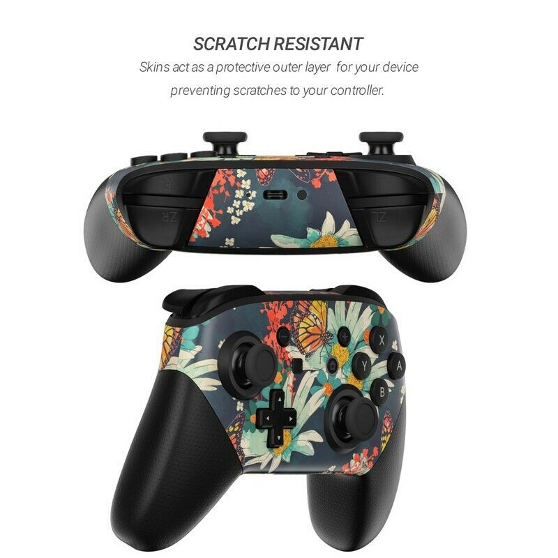 Switch Pro Controller Skin - Monarch Grove by Sara Berrenson - Decal Sticker - Fresh Stock Dated February 2026
