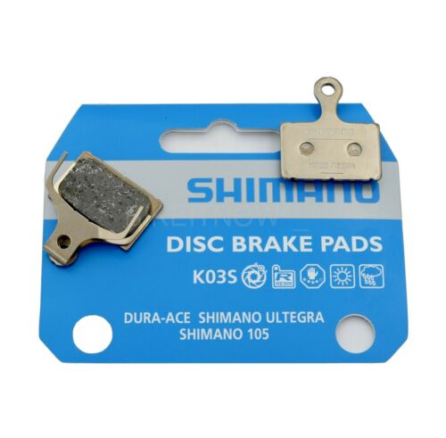 SHIMANO K03S Road Bike Resin Disc Brake Pads for BR- R9170/RS805/RS505 As K02S - Fresh Stock Dated December 2025