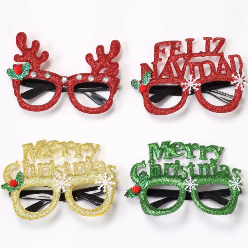 Christmas Santa Claus Glasses Eyeglasses Spectacles Party Decoration Props Gifts - Fresh Stock Dated December 2025