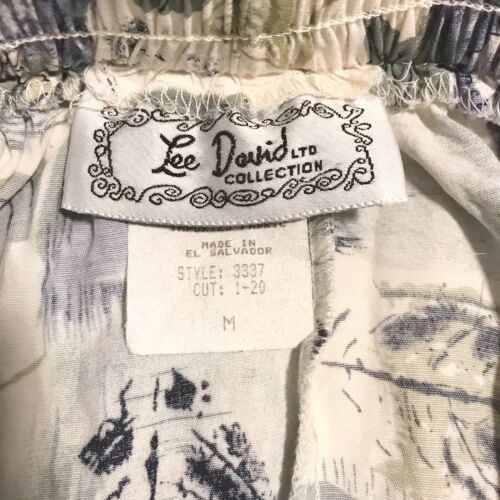 Vintage 90’s Lee David LTD Colorful Floral Spanish Tile Summer Midi Skirt Small - Fresh Stock Dated February 2026