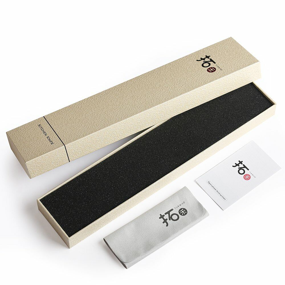 TURWHO 7inch Santoku Knife 67-Layer Japanese VG10 Damascus Steel Kitchen Knife - Fresh Stock Dated December 2025