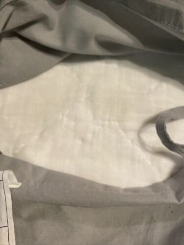 Pottery Barn Kids Standard Size Quilted Pillow Sham Baseball Blue And Gray - Fresh Stock Dated December 2025