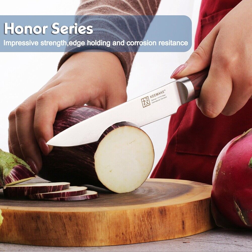 5 inch Utility Knife German stainless steel Kitchen Chef's Cutlery Steak Slicing - Fresh Stock Dated February 2026