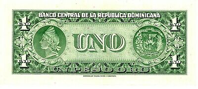 Dominican Rep  … P-60b … 1 Peso Oro … ND(1947) … ch*AU*. - Fresh Stock Dated December 2025