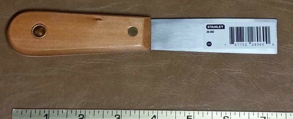 Lot of 2, STANLEY Wood Handle Putty Knife 1