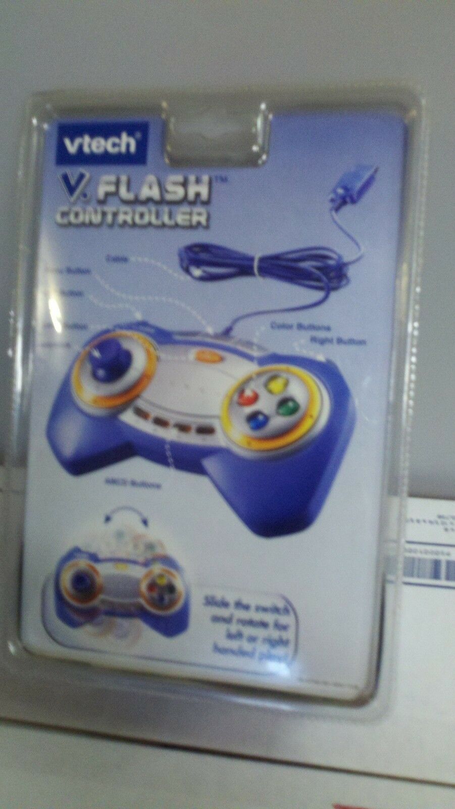 NEW VTECH V FLASH CONTROLLER SWITCHES FROM RIGHT TO LEFT HANDED PLAY  G-4 - Fresh Stock Dated February 2026