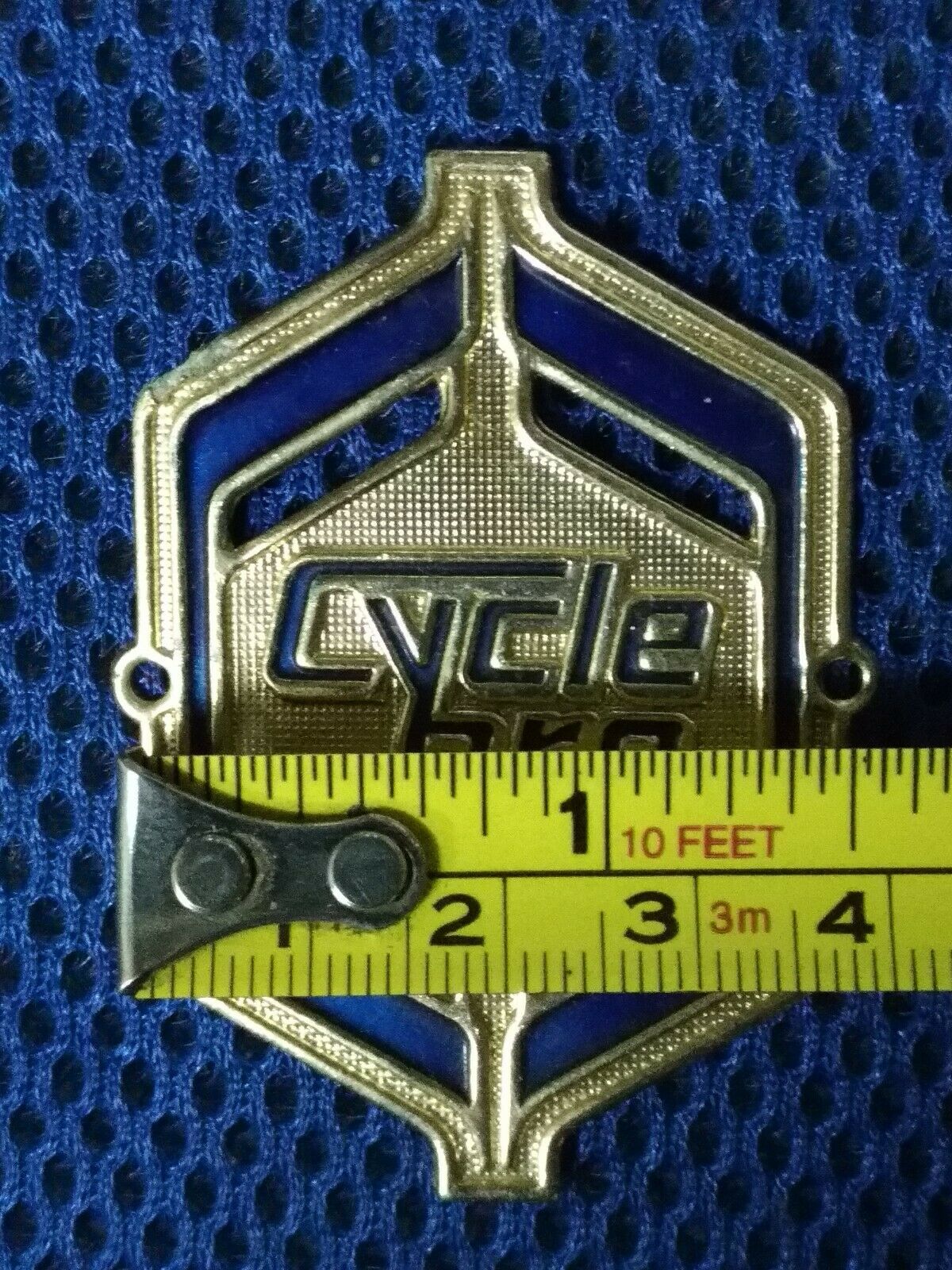 Cycle Pro NOS Head Badge 80s - Fresh Stock Dated December 2025