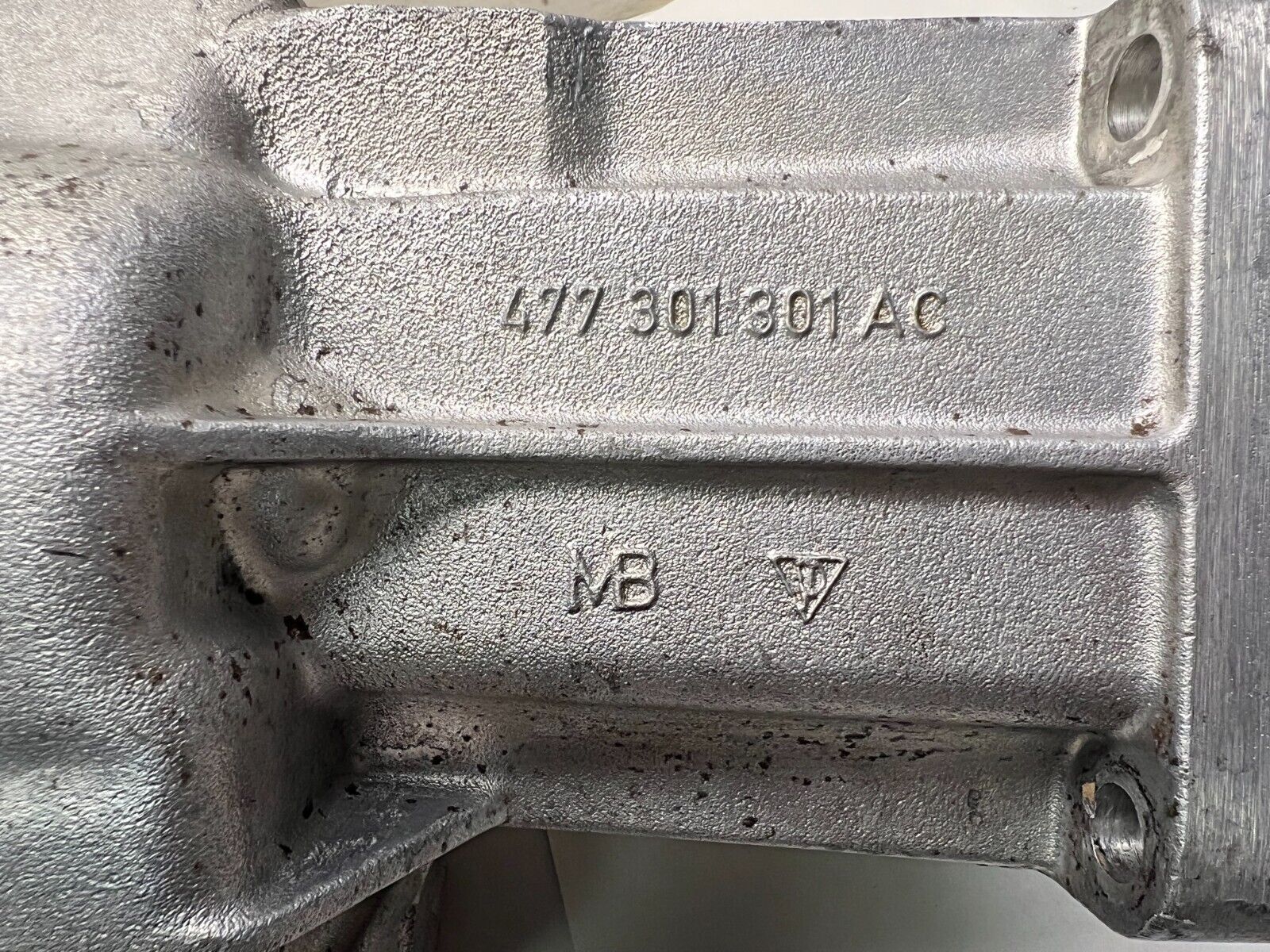 1979 Porsche 924 Snail Shell Transmission Front Cover Housing 477301301AC - Fresh Stock Dated February 2026