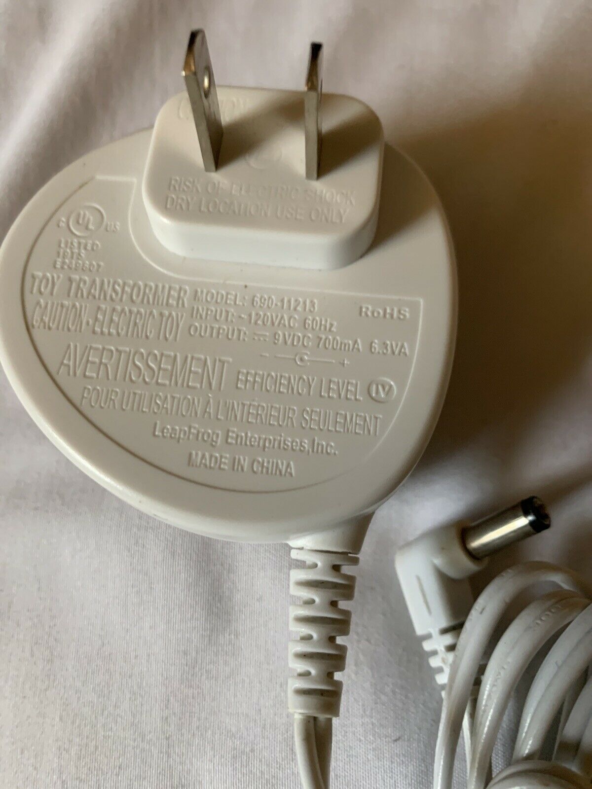 LeapFrog AC Adapter 9V Power Supply Model 690-11213 LeapPad  Leapster Explorer - Fresh Stock Dated February 2026