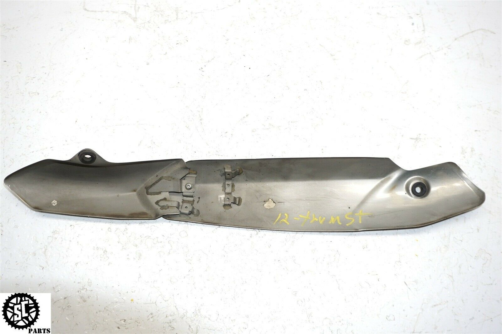 11 12 13 14 15 Triumph Speed Triple 1050 Exhaust Heat Shield Guard - Fresh Stock Dated February 2026