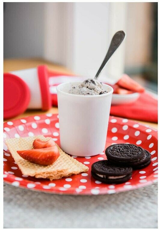 Mini Envases Para Congelador De Helados - Juego De 6 Con Tapas De Silicona - Fresh Stock Dated December 2025