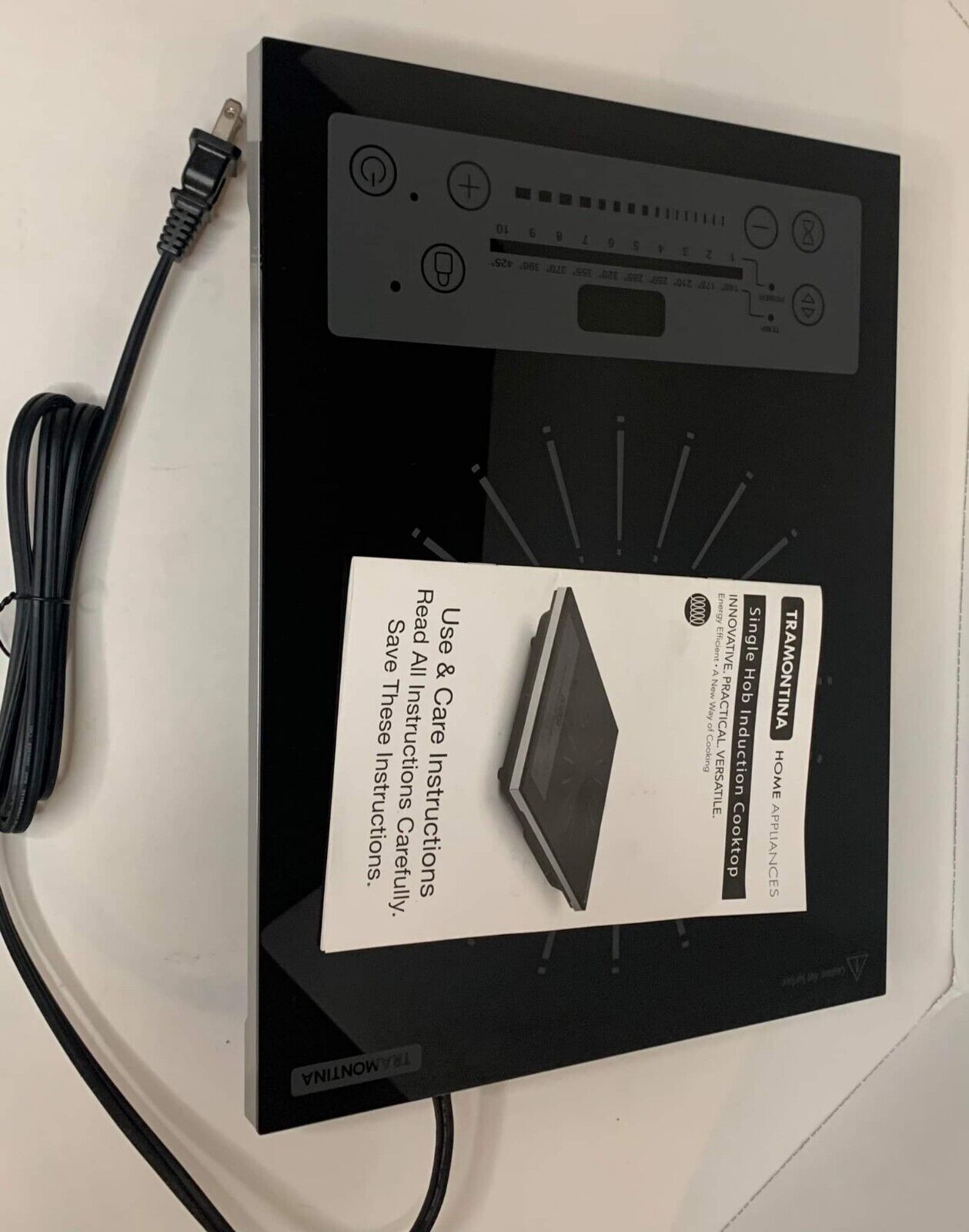 Tramontina Induction Cooktop Cooker Single Burner Glass Top Model #81500/103 - Fresh Stock Dated February 2026