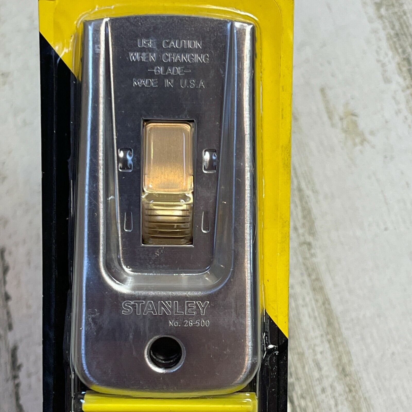 Stanley USA 28-500 Razor Blade Scraper w/ 5 Blades - Fresh Stock Dated February 2026