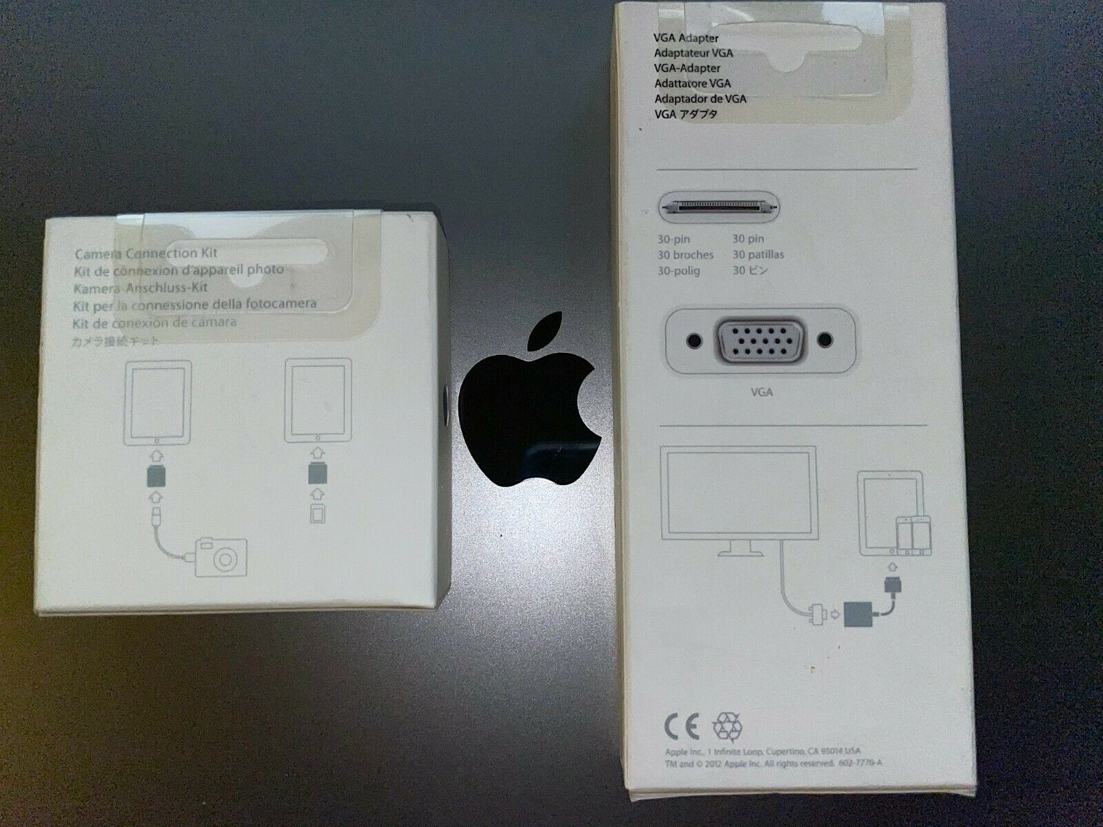 NEW Apple iPad Camera Connection MC531ZM/A A1362 A1358 + MC552ZM/B 30-pin A1368 - Fresh Stock Dated February 2026