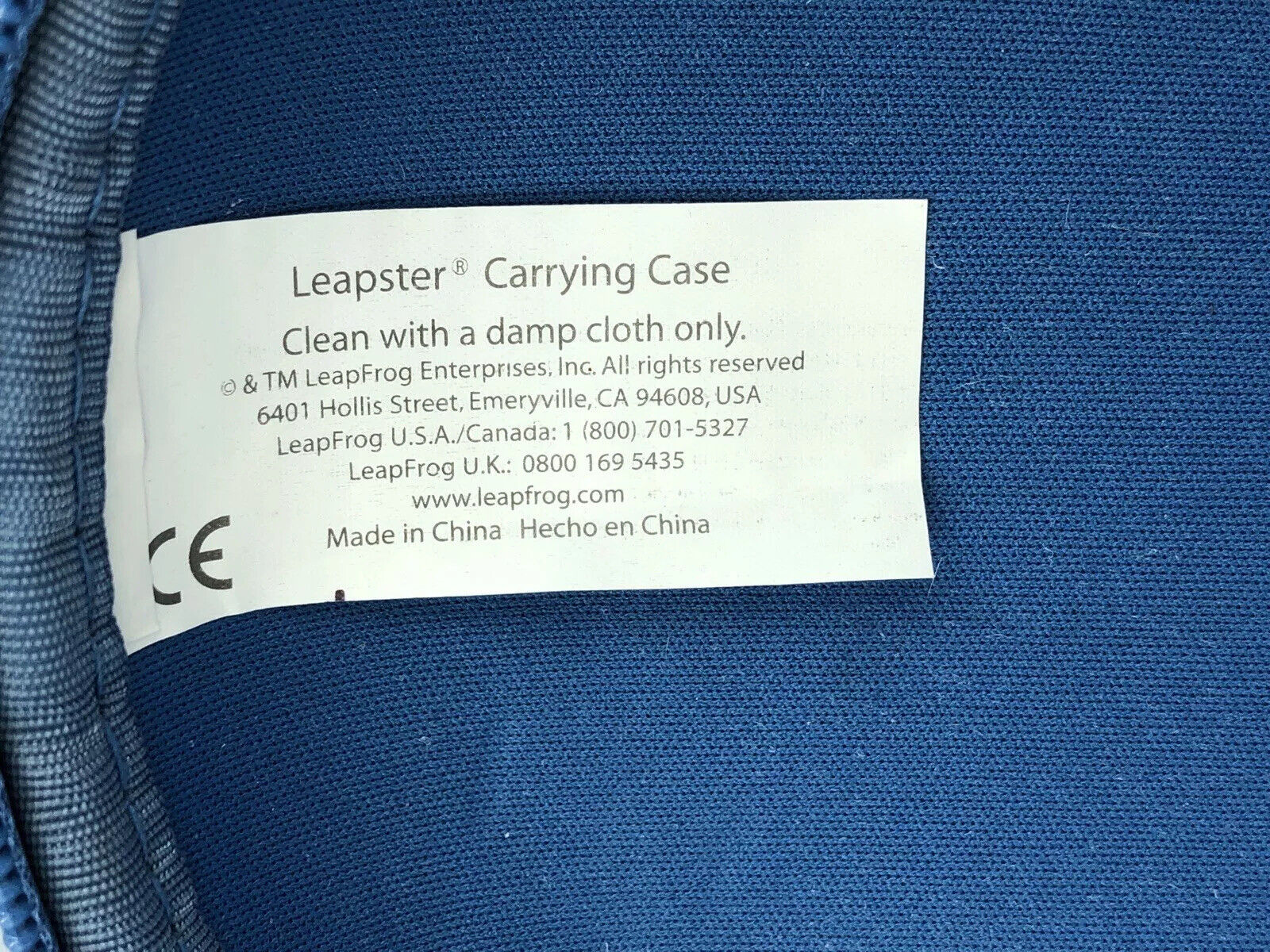 Green Leapster Leap Frog Padded Case Holder For LeapFrog System - Fresh Stock Dated February 2026