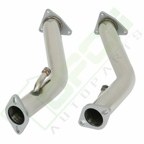 Down Pipes Catless Straight Downpipe Exhaust For Nissan 370z for Infiniti G37 V6 - Fresh Stock Dated February 2026