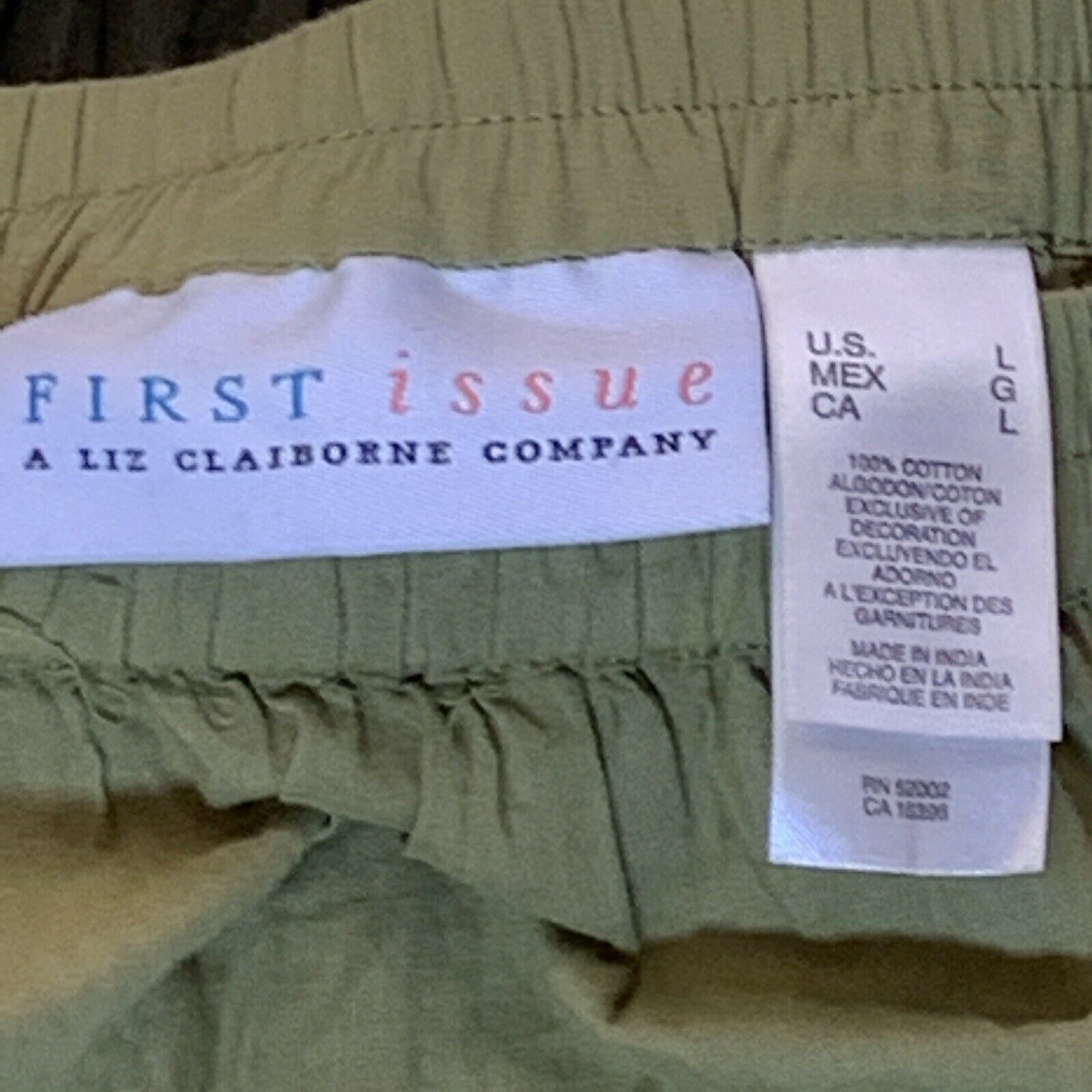 Bohemian Liz Claiborne Skirt Green Gypsy -Size Large Peasant Maxi - Fresh Stock Dated February 2026