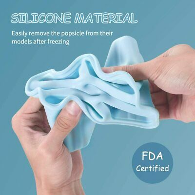 Molde De Silicona Para Helados Hacer Con 50 Palitos Maquina 6 Orificios Bandeja - Fresh Stock Dated December 2025