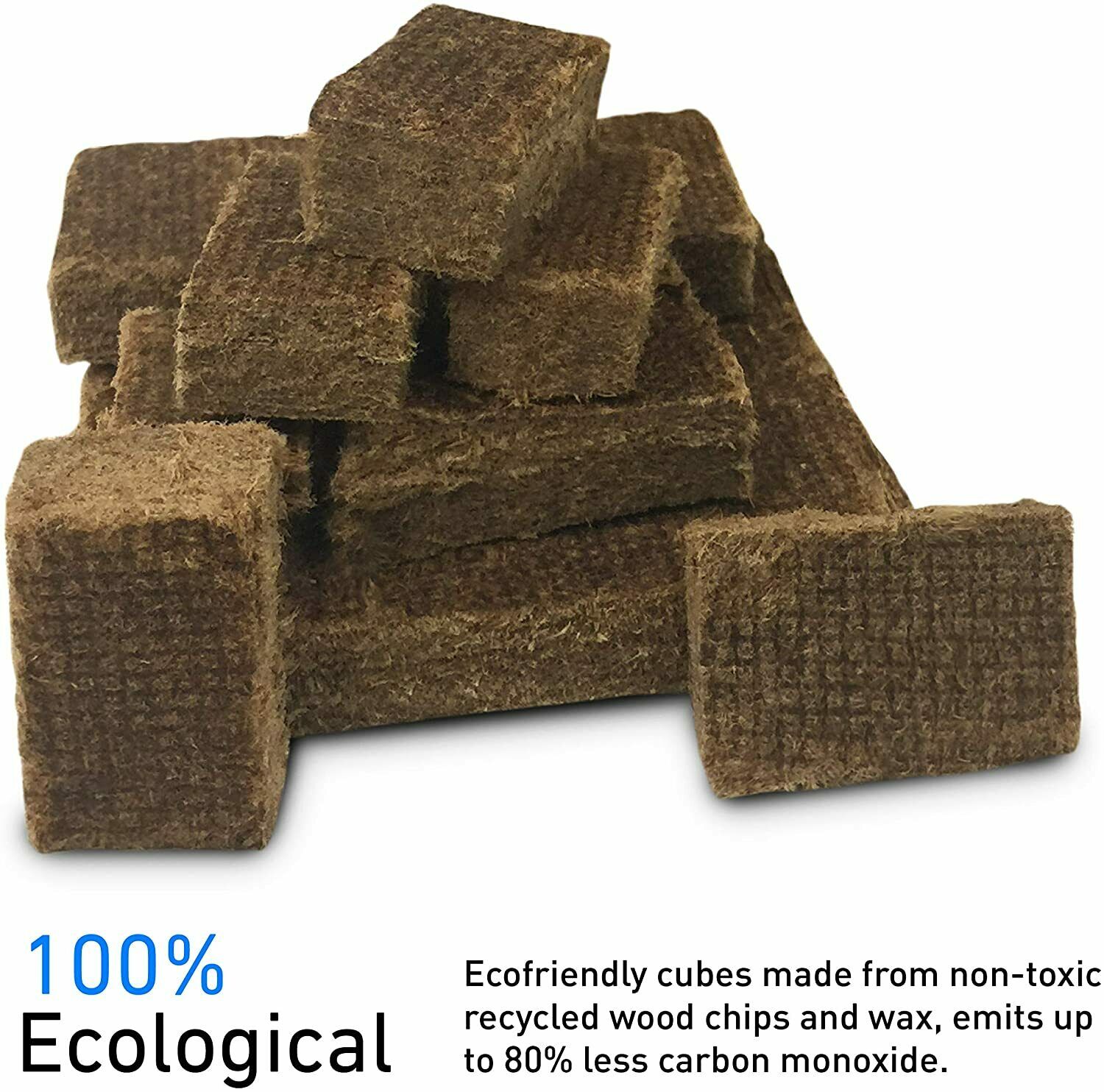 Fire Starter Squares Lighter Fireplace Campfire Grill Stove Charcoal Grills 7Pcs - Fresh Stock Dated December 2025