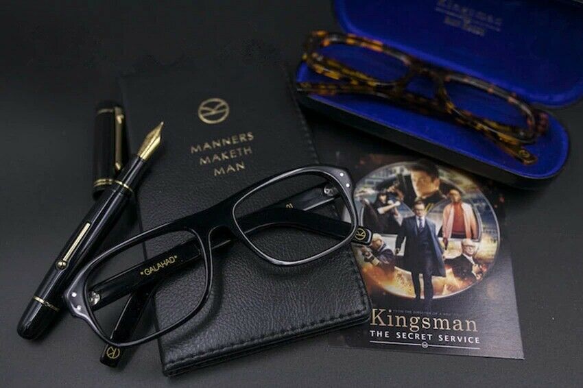 The King's Man 2021 Movie Cosplay Eyewear Glasses Golden Circle Secret Service - Fresh Stock Dated February 2026