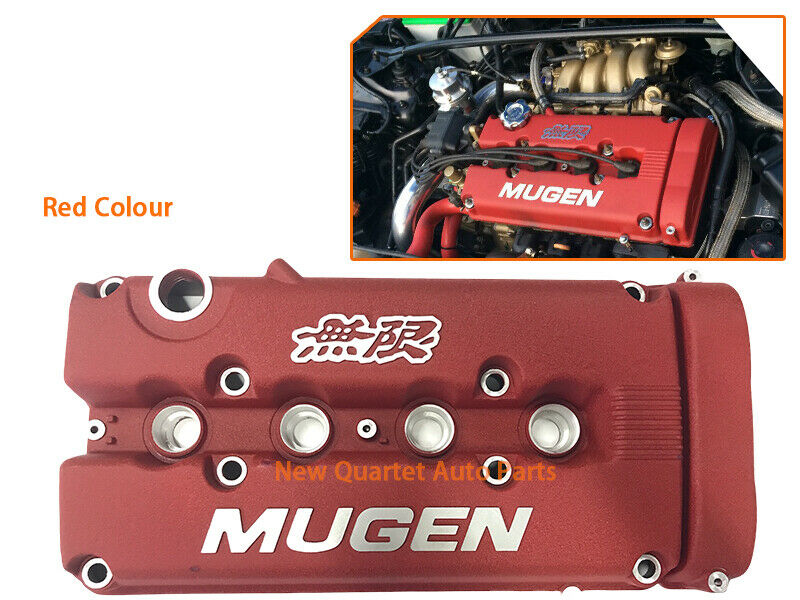 Mugen Style Valve Rocker Engine Cover For Honda B16 B17 B18 B20 Civic Integra - Fresh Stock Dated February 2026