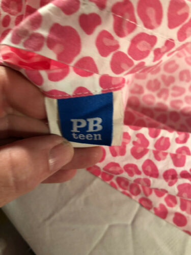 POTTERY BARN TEEN STANDARD PINK LEOPARD CHEETAH PRINT PILLOW SHAM - Fresh Stock Dated December 2025