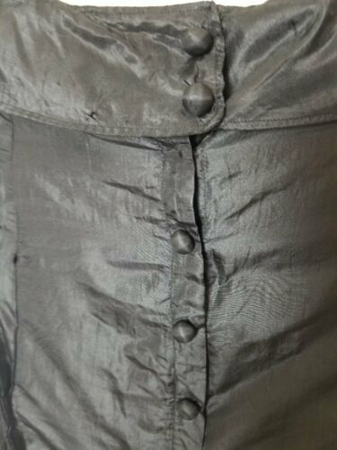 Antique Shimmery Jet black Skirt 1900s Victorian Edwardian Steamounk-Mourning - Fresh Stock Dated February 2026