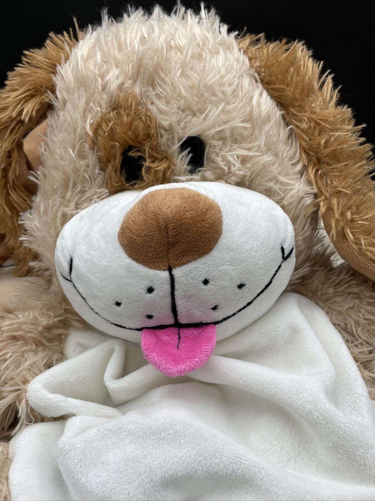 Happy Nappers Home Sweet Home Dog Perfect Play Pillow 14” x 12” Beige Doghouse - Fresh Stock Dated February 2026