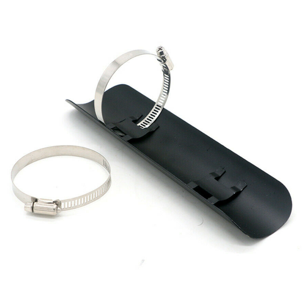 Motorcycle Universal Exhaust Muffler Pipe Heat Shield Cover Anti-Hot Heel Guard - Fresh Stock Dated February 2026
