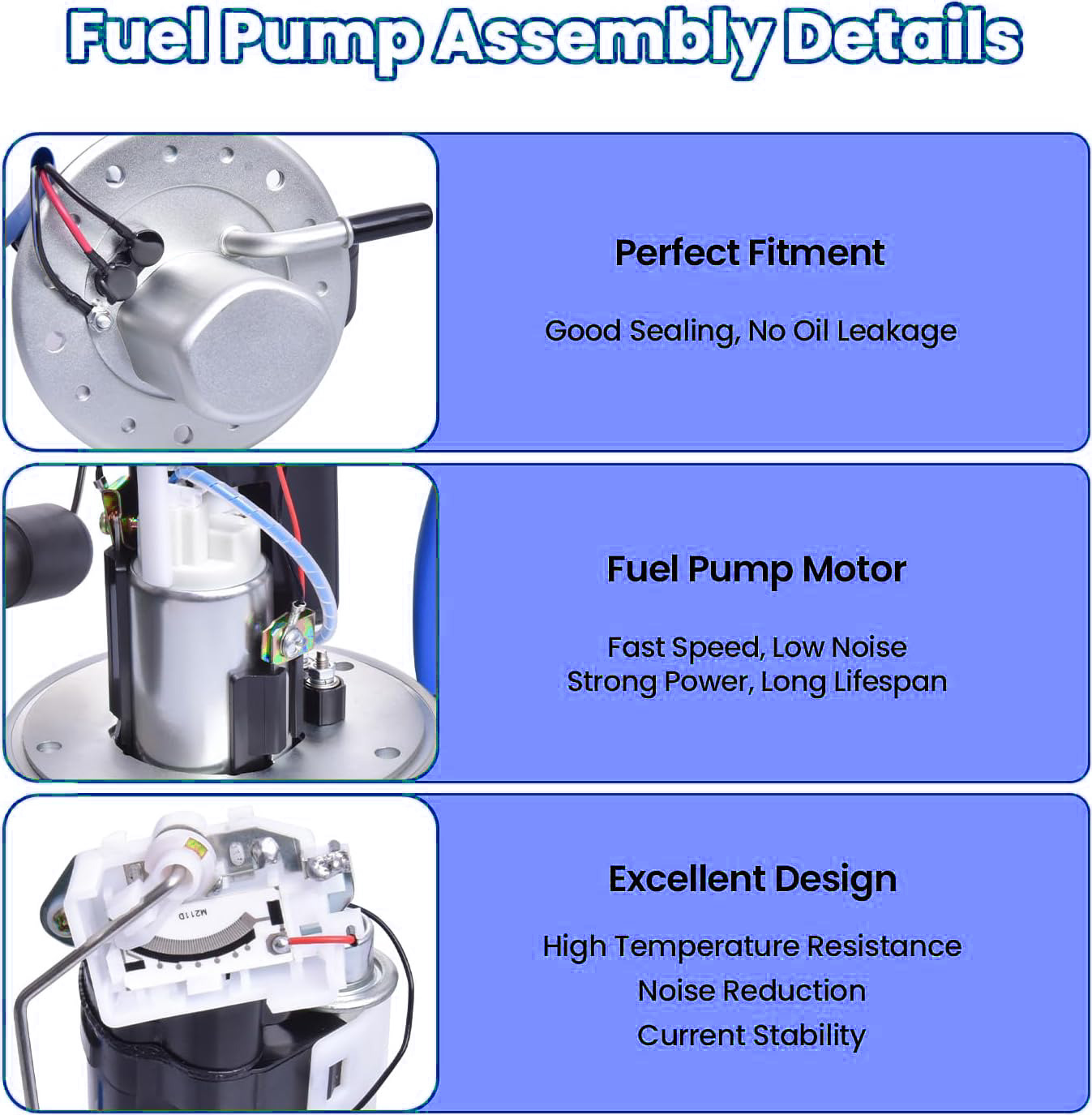 Fuel Pump For SUZUKI 2006-2007 GSXR-600 GSXR-750 15100-01H00 1510001H00 - Fresh Stock Dated February 2026
