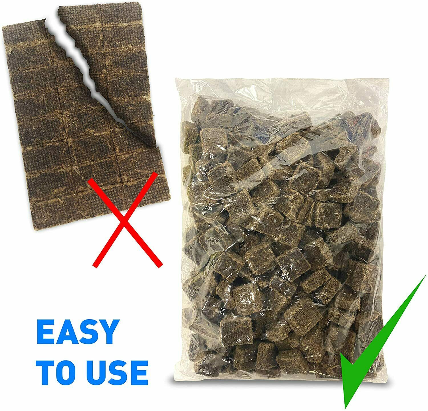 Fire Starter Squares Lighter Fireplace Campfire Grill Stove Charcoal Grills 7Pcs - Fresh Stock Dated December 2025