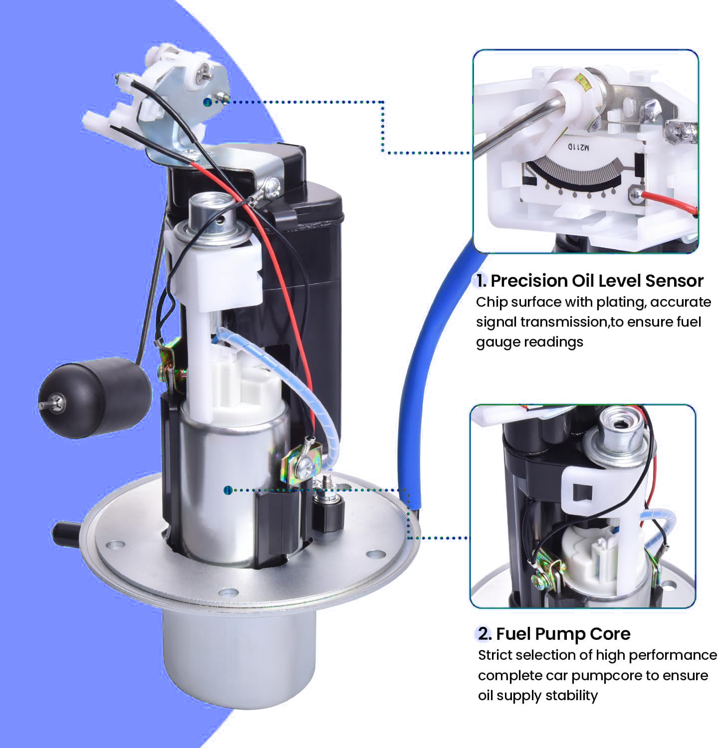 Fuel Pump For SUZUKI 2006-2007 GSXR-600 GSXR-750 15100-01H00 1510001H00 - Fresh Stock Dated February 2026